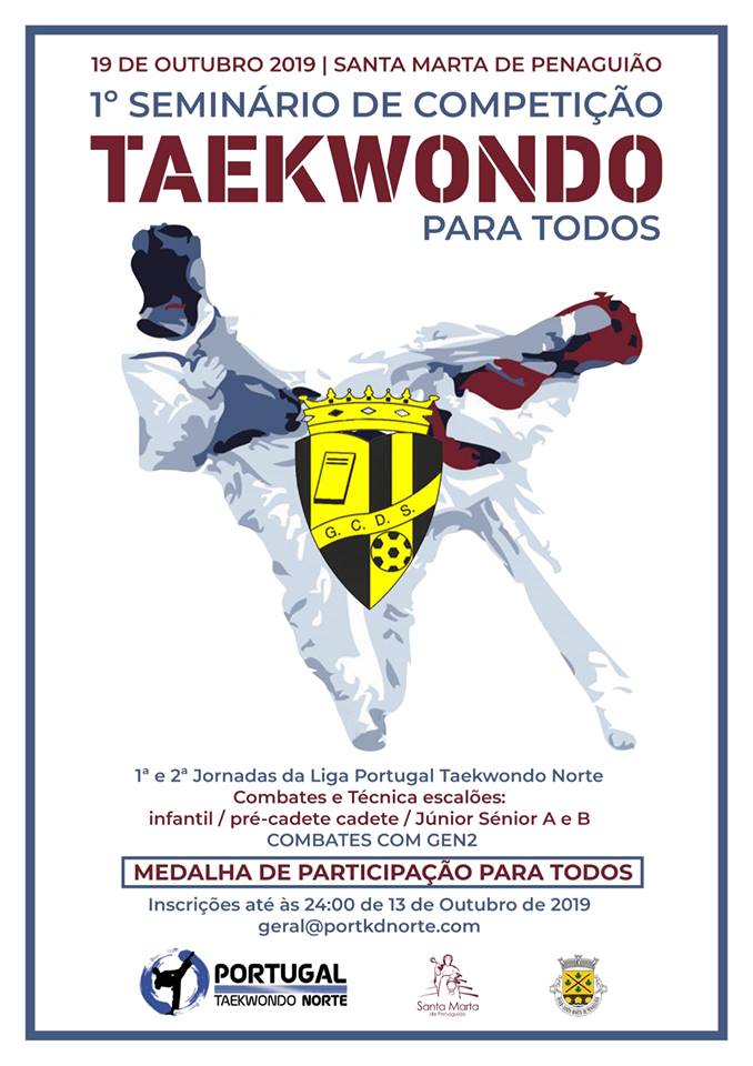 1º Seminário "Taekwondo para Todos" & 1ª e 2ª Jornadas da Liga PTNorte 2019/20